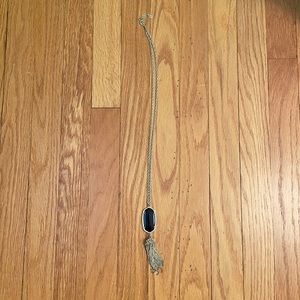 Kendra Scott Gold Long Pendent Necklace